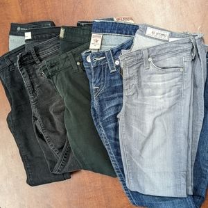 Bundle of designer jeans size 25